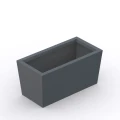 Donica Ekila 11055 malowana na kolor antracytowy (RAL 7016)