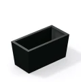 Donica Ekila 11055 malowana na kolor czarny (RAL 9005)