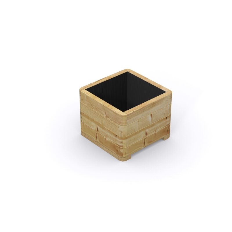 Donica Woody 503950 — donica drewniana 50×50×39 cm